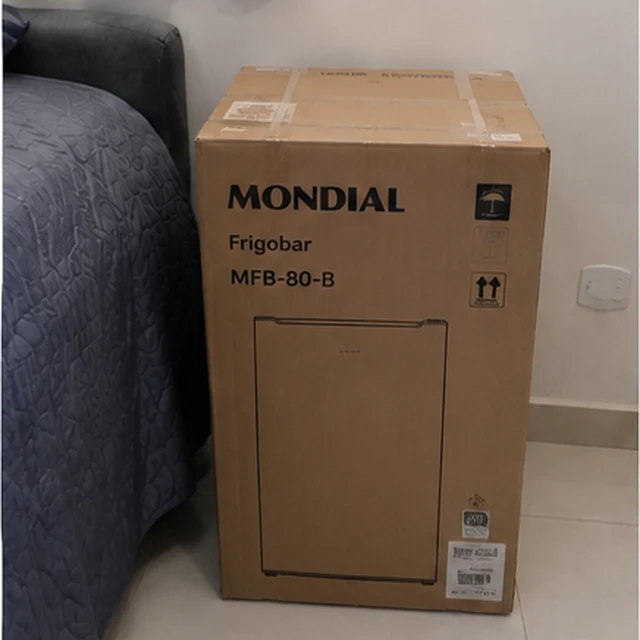 Frigobar Mondial 73L enviado por cliente